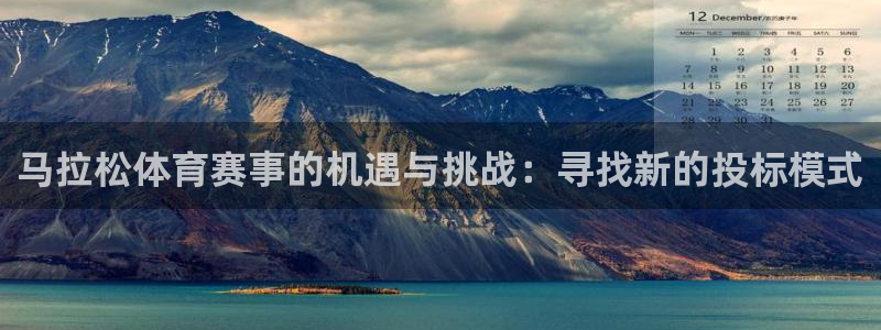 胜天国际ios下载安装：马拉松体育赛事的机遇与挑战：寻找新的投标模式
