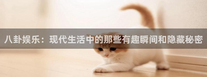 胜天国际平台app下载：八卦娱乐：现代生活中的那些有趣瞬间和隐藏秘密